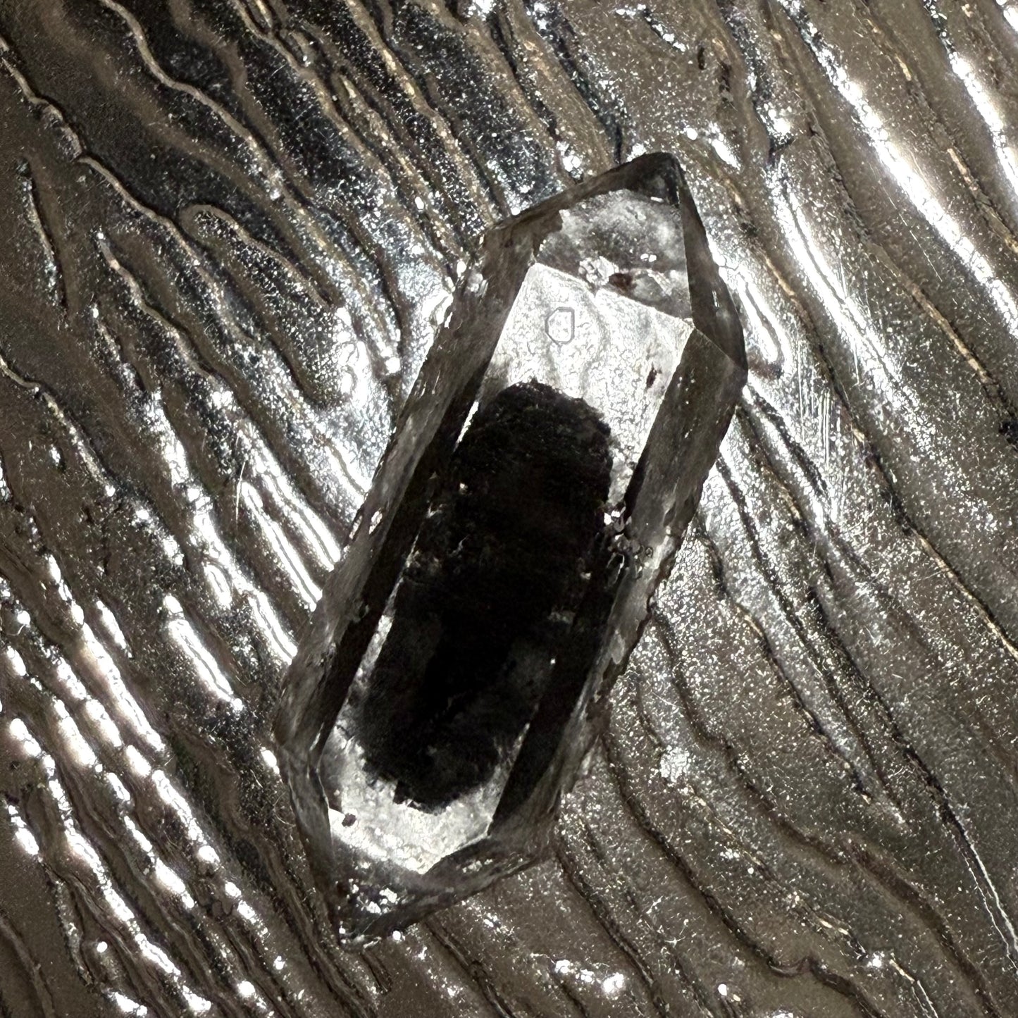 DT Herkimer Diamond with Black Hydrocarbon and Phantom