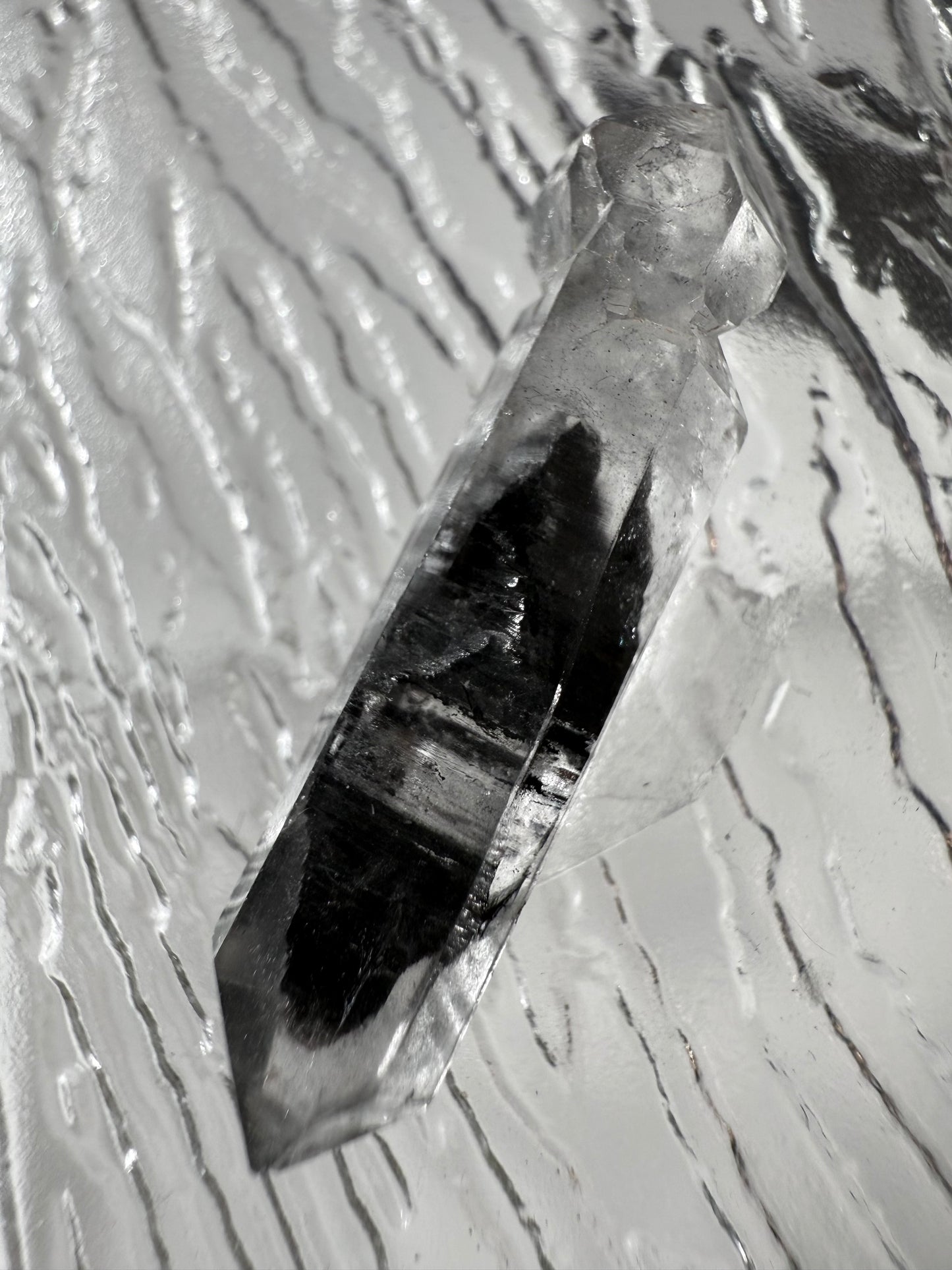 DT Herkimer Diamond with Black Hydrocarbon and Phantom