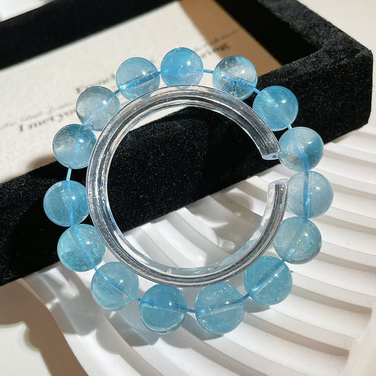 Blue Topaz Beaded Bracelet