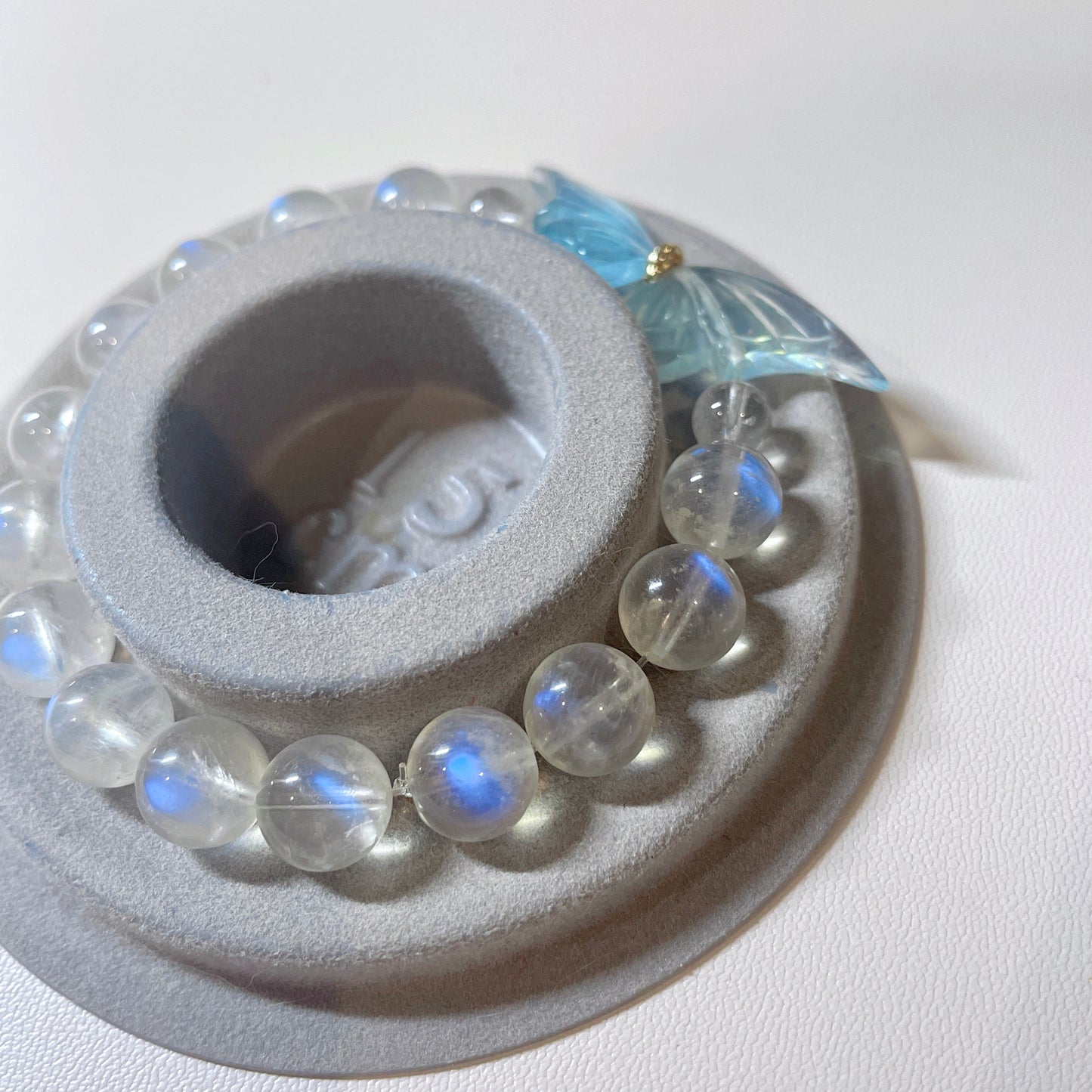 Moonstone x Morganite Beads Bracelets