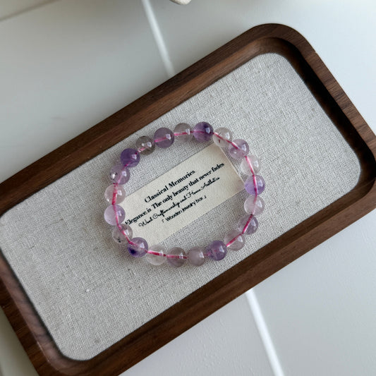 Super Seven Quartz 9mm Beaded Bracelet