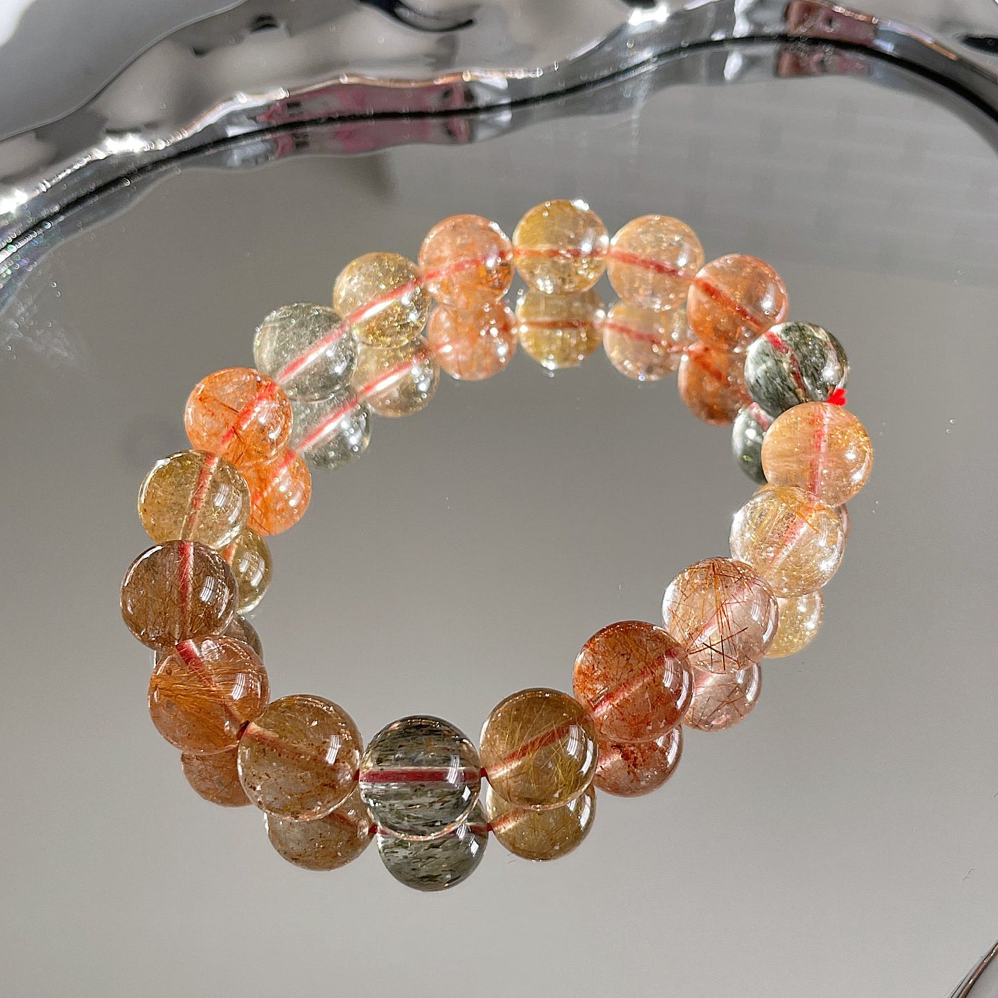 Mix Season Rutile Quartz Beaded Bracelet 彩髮晶