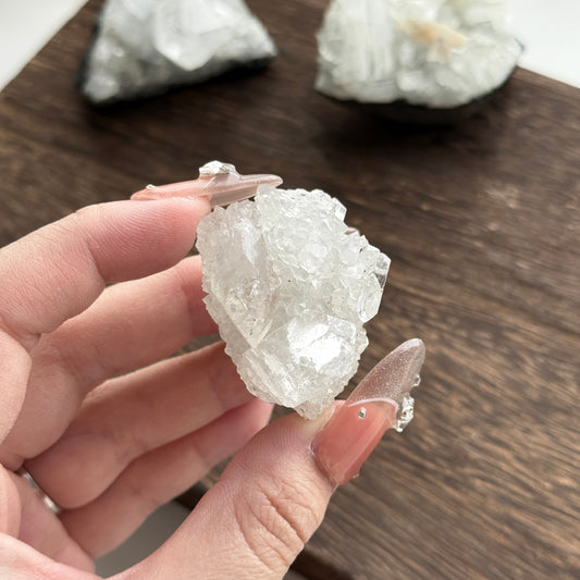India Diamond Apophyllite with Green Stilbite