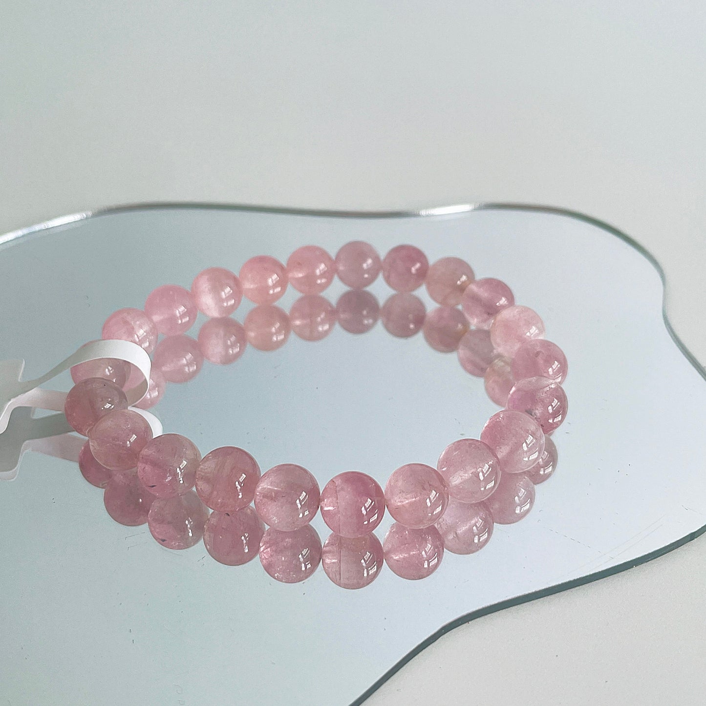 Pink Tourmaline Bead Bracelet