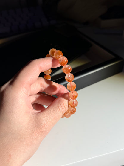 Red amphibole rabbit hair 紅兔毛聚寶盆