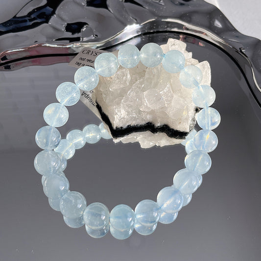 Aquamarine Beaded Bracelet