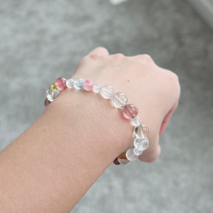 Mixed Gemstone Beaded Bracelet