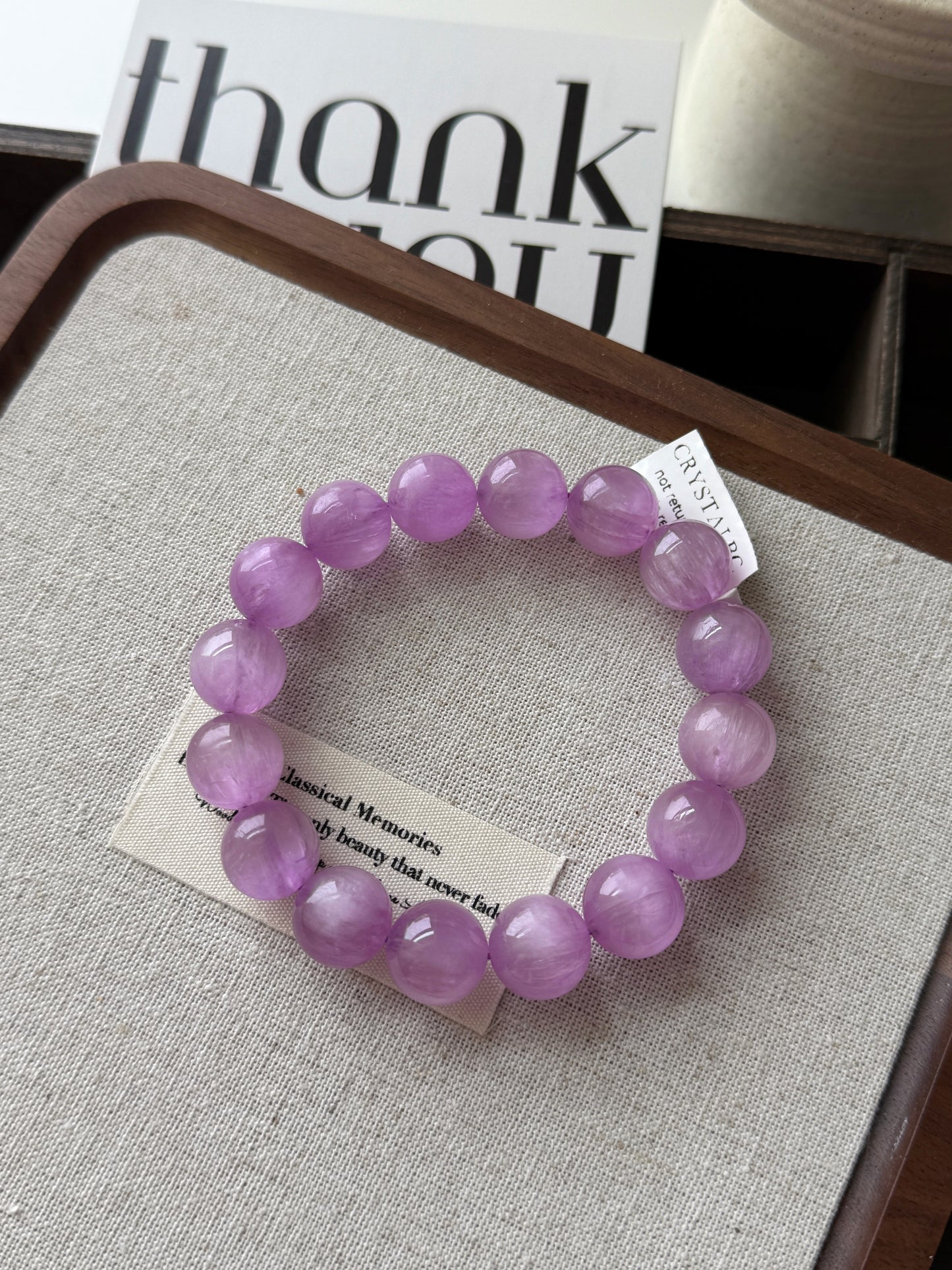 Gemmy Cateyes Kunzite 13.3mm