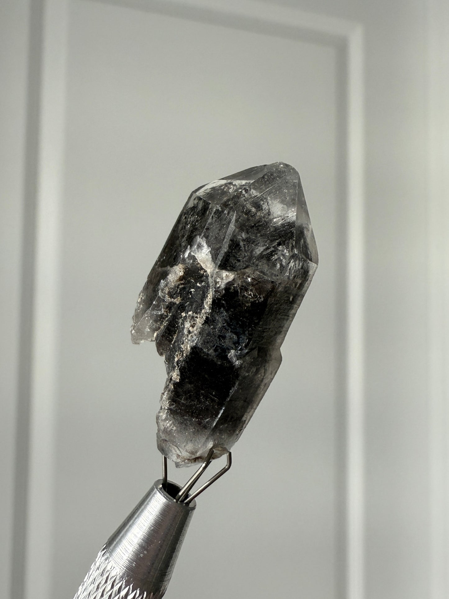 Herkimer Diamond 8.9g with Black Hydrocarbon Inclusions
