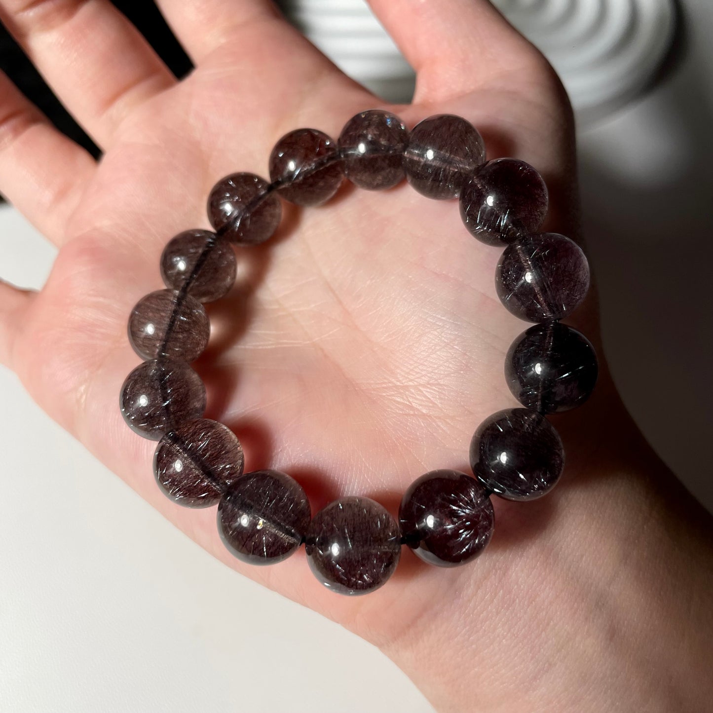 [售罄欣賞] Firework Black Super Seven 12mm Beaded Bracelet