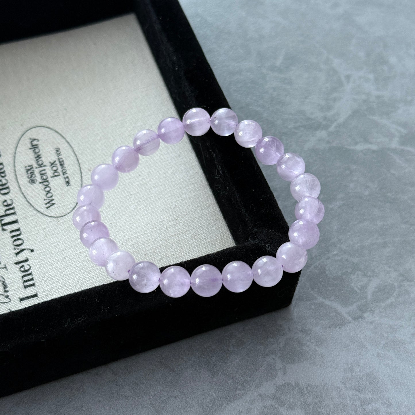 Cateyes Kunzite Beaded Bracelet