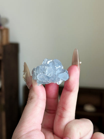 Celestine Raw Mineral