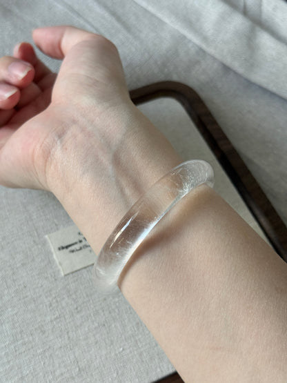 Clear Quartz Bangle 57.9mm