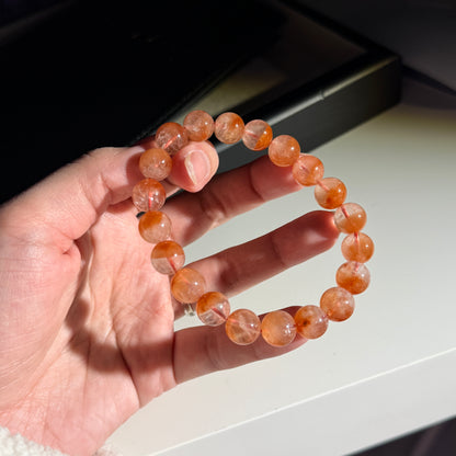 Red amphibole rabbit hair 紅兔毛聚寶盆