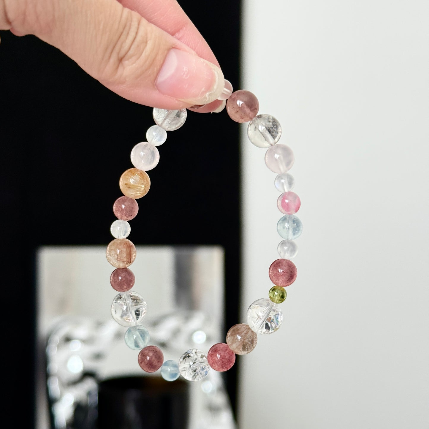 Mixed Gemstone Beaded Bracelet