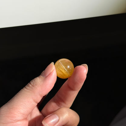 Yellow Amphibole Rabbit Hair