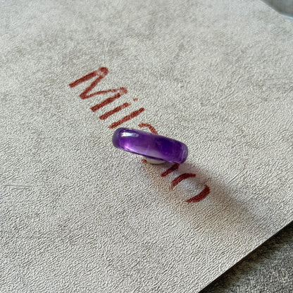 Uruguay Amethyst Bangle Ring