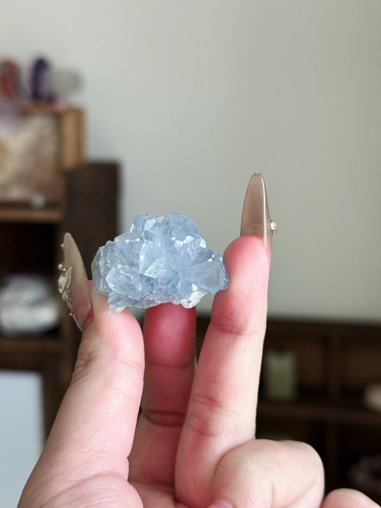 Celestine Raw Mineral