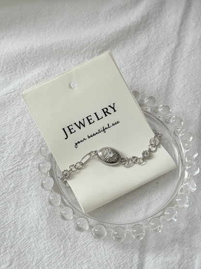 Sterling Silver 925 Apollo Sun Zirconia Bracelet