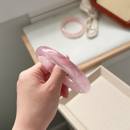 Rose Quartz Bangle 58mm