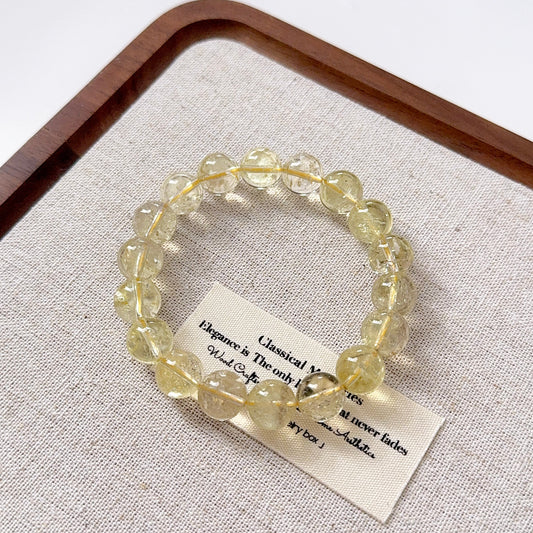 Citrine with Flash Beaded Bracelet