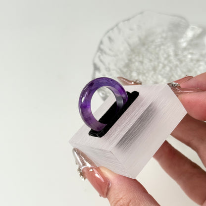 Uruguay Amethyst Bangle Ring