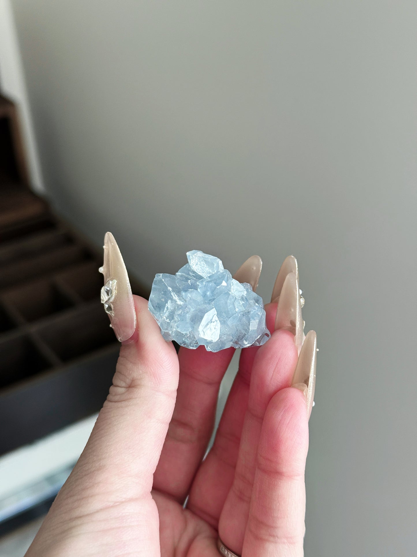 Celestine Raw Mineral
