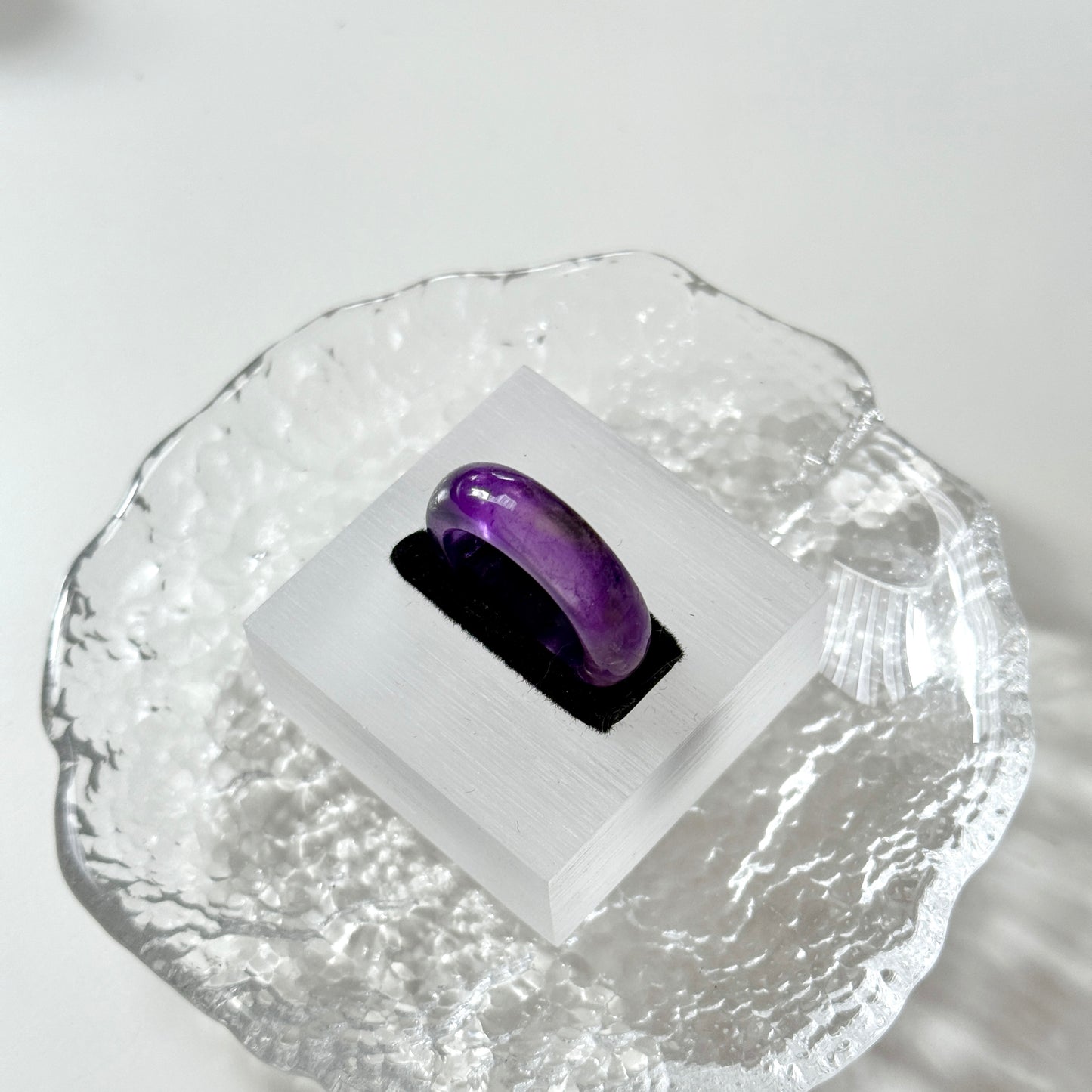 Uruguay Amethyst Bangle Ring
