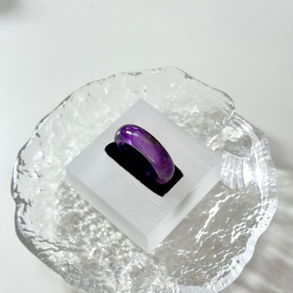 Uruguay Amethyst Bangle Ring