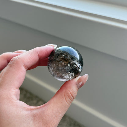 Smoky Quartz Sphere 3.8cm diameter Cool Brown