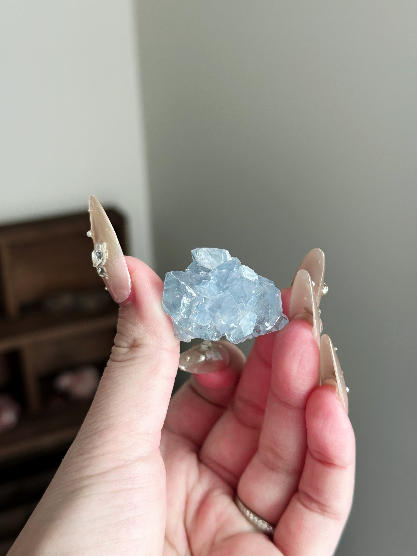 Celestine Raw Mineral