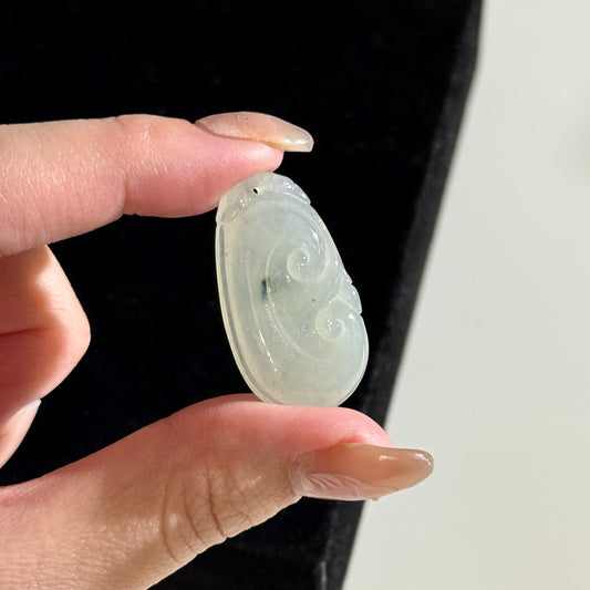 Myanmar Icy Jade Auspicious Clouds Ruyi 如意 Burmese Jadeite