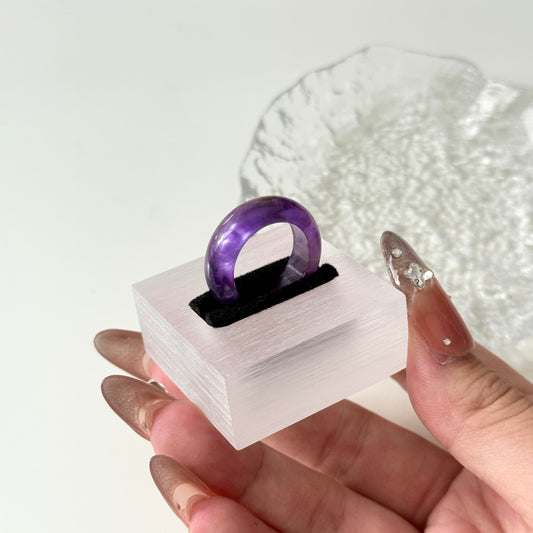 Uruguay Amethyst Bangle Ring