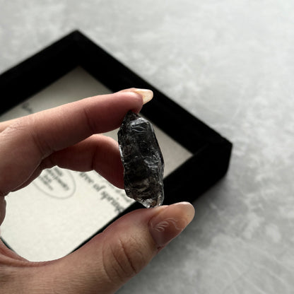 Herkimer Diamond with Black Hydrocarbon and Phantom 9.9g