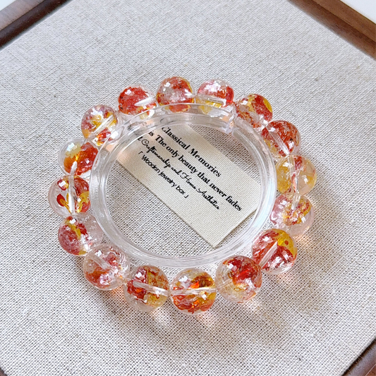 Golden Lucky Koi Quartz Red Yellow Fire Hematoid Quartz