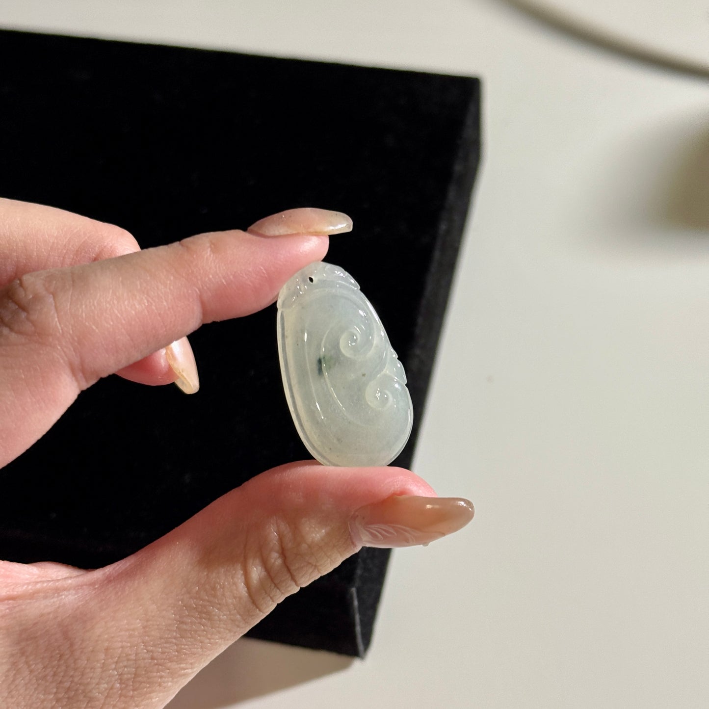 Myanmar Icy Jade Auspicious Clouds Ruyi 如意 Burmese Jadeite