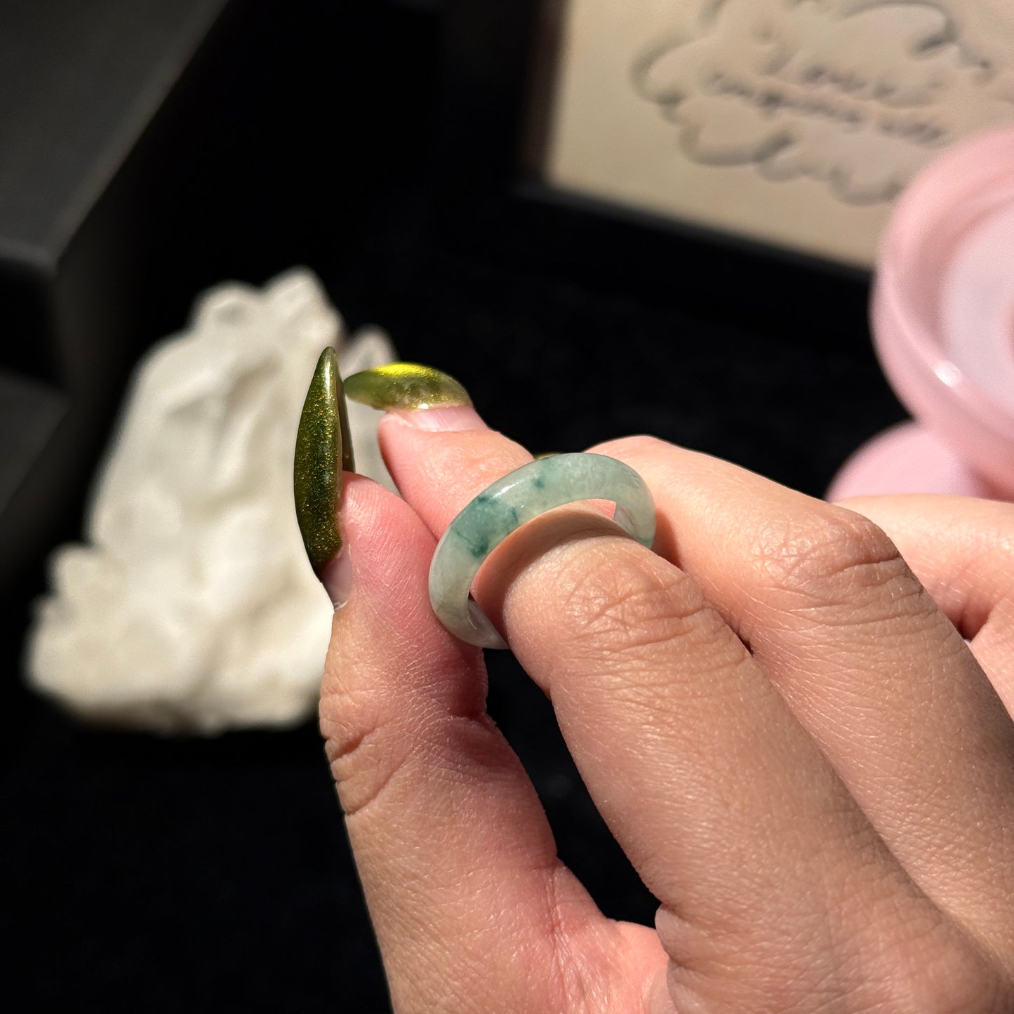 Jade Ring Band — custom order