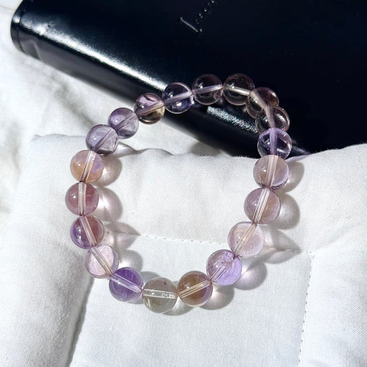 Bolivian Ametrine Beaded Bracelet