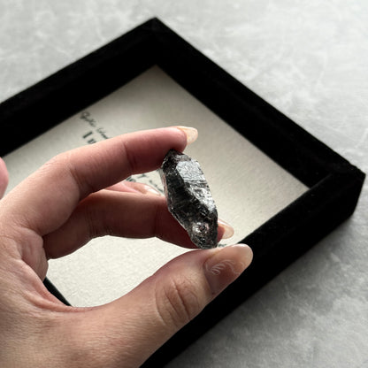 Herkimer Diamond with Black Hydrocarbon and Phantom 9.9g