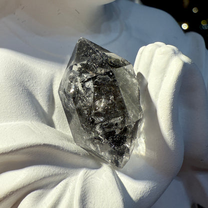 DT Herkimer Diamond Black Hydrocarbon and Phantom