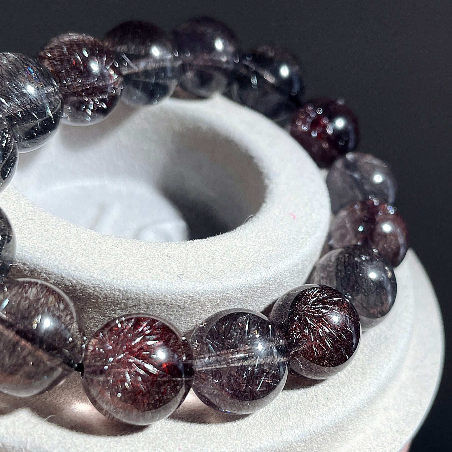 [售罄欣賞] Firework Black Super Seven 12mm Beaded Bracelet