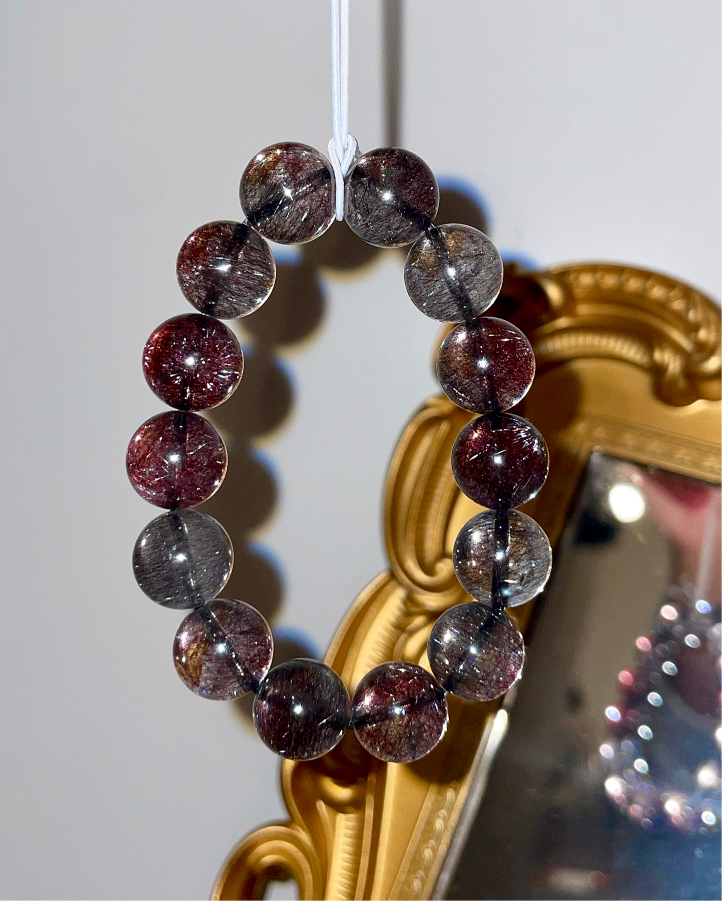 [售罄欣賞] Firework Black Super Seven 12mm Beaded Bracelet