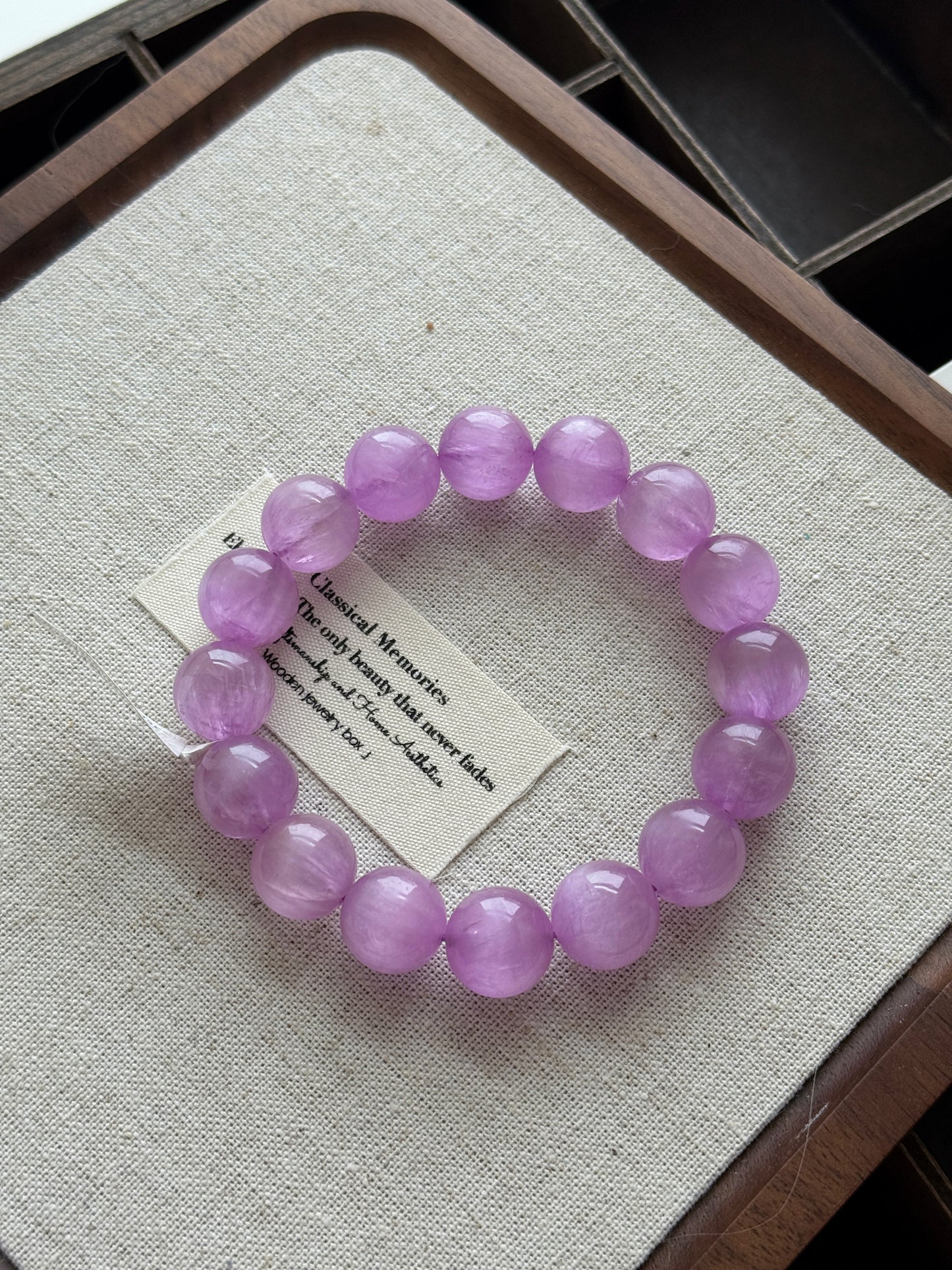 Gemmy Cateyes Kunzite 13.3mm