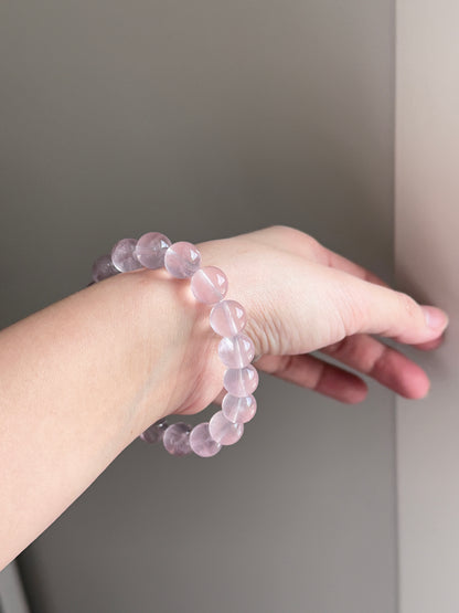 Water Rose Quartz Beaded Bracelet