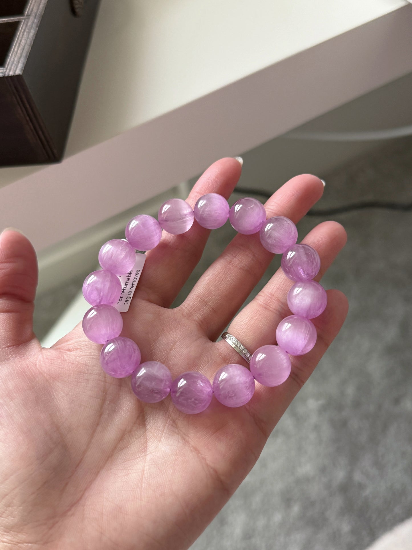 Gemmy Cateyes Kunzite 13.3mm