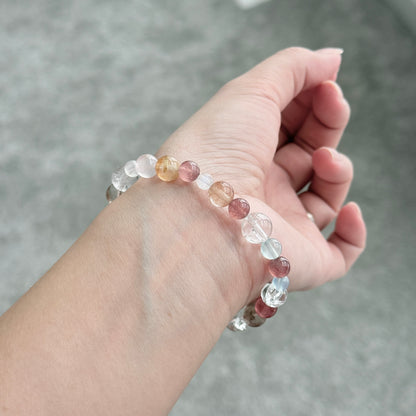 Mixed Gemstone Beaded Bracelet