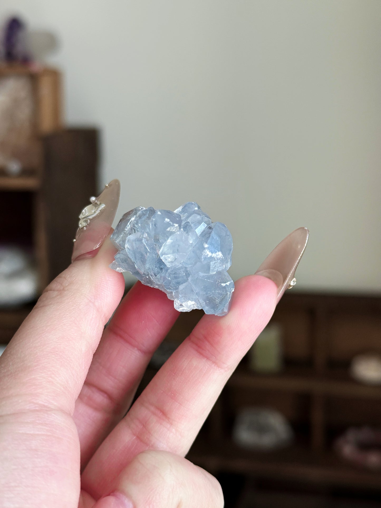 Celestine Raw Mineral