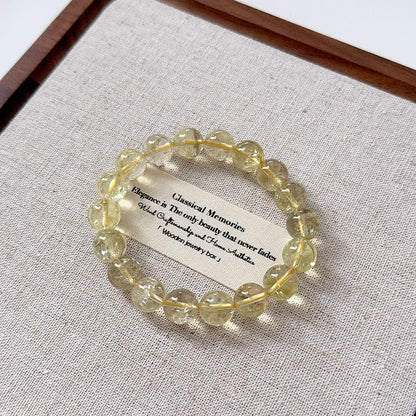 Citrine with Flash Beaded Bracelet