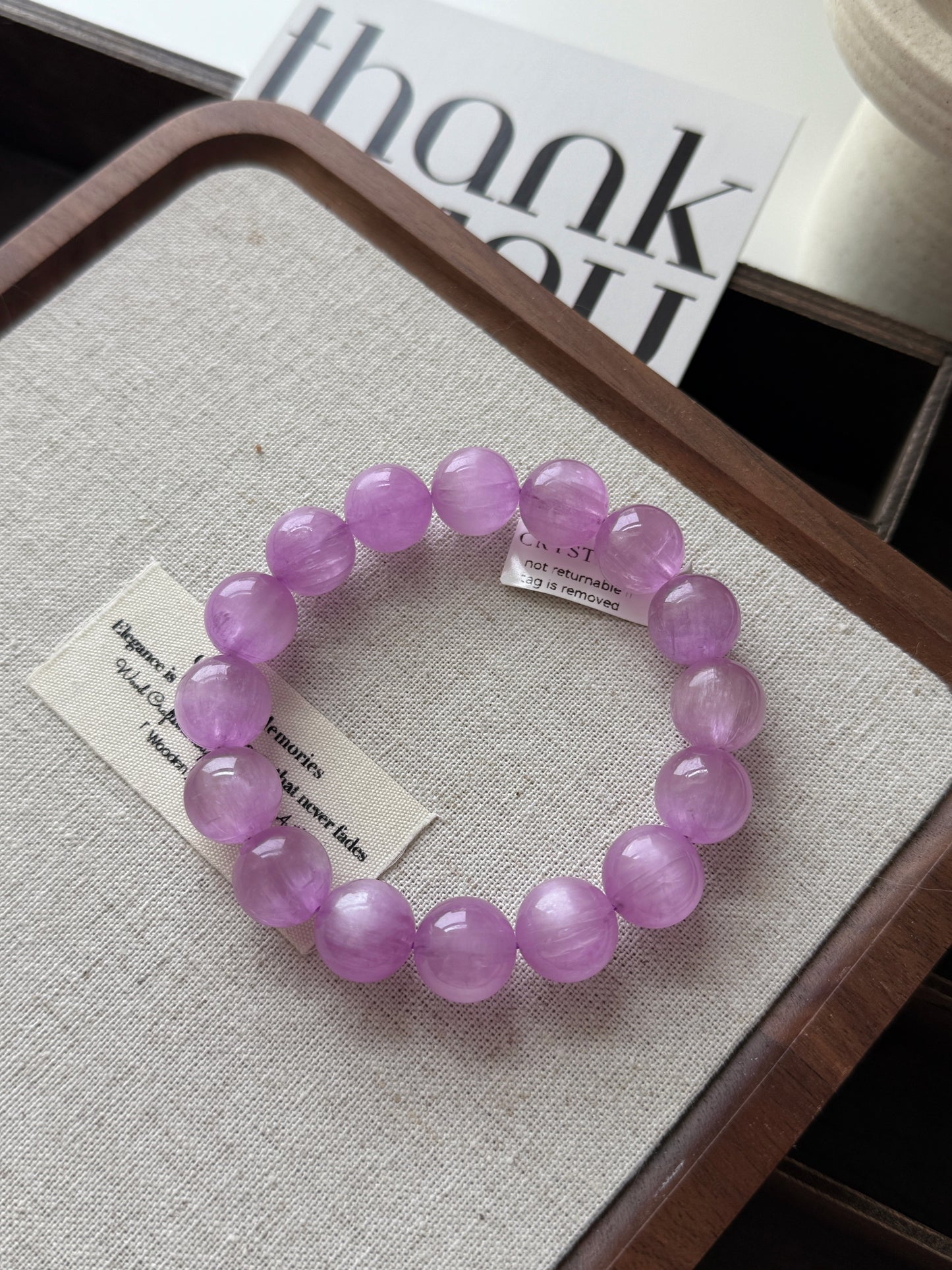 Gemmy Cateyes Kunzite 13.3mm