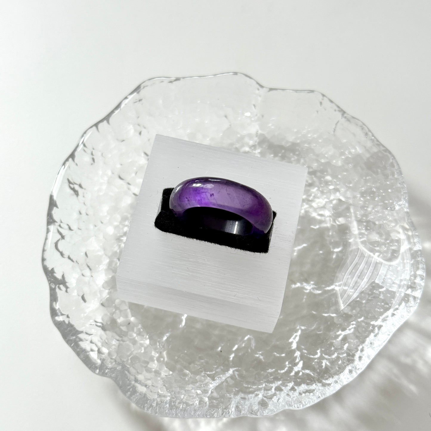 Uruguay Amethyst Bangle Ring